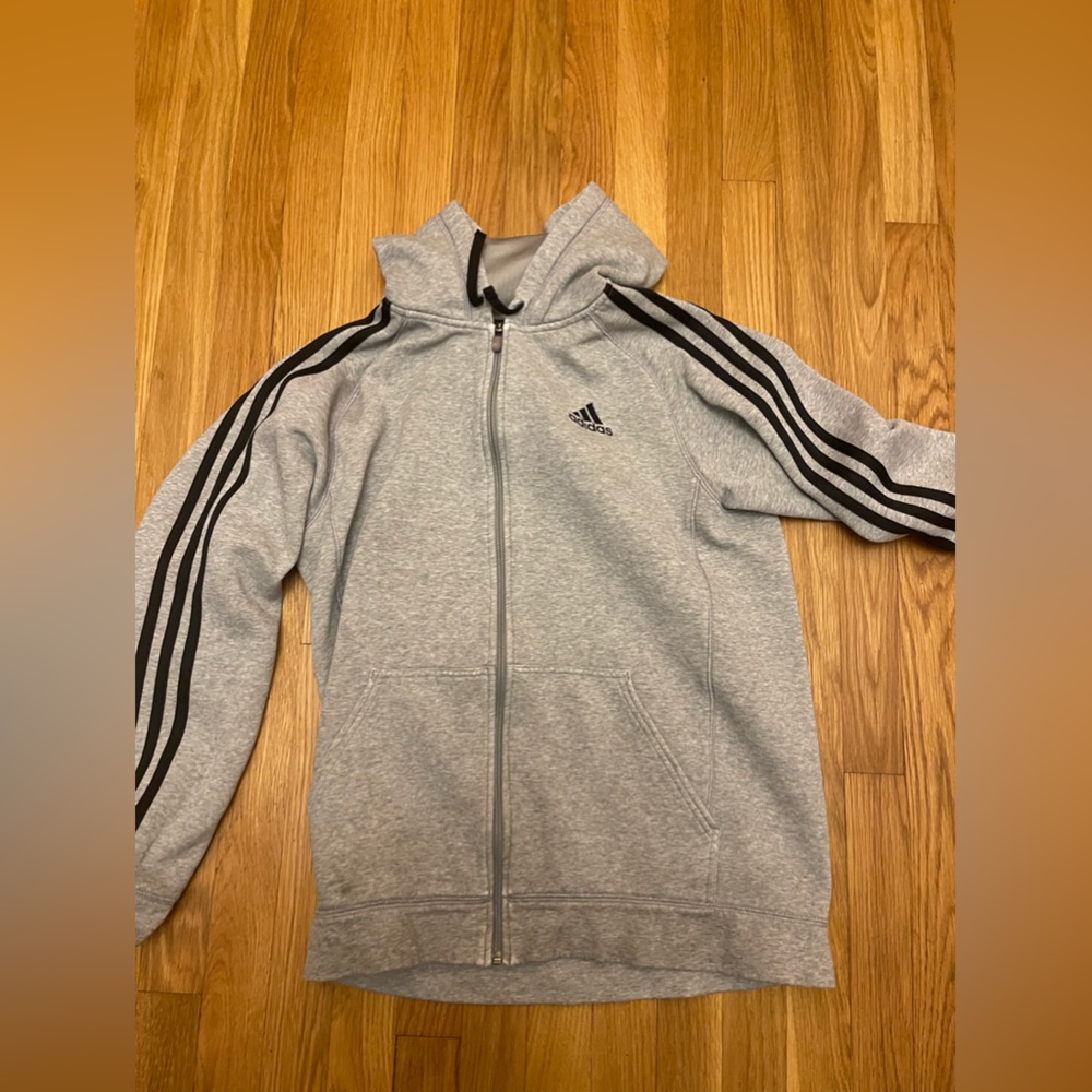 Grey adidas jacket